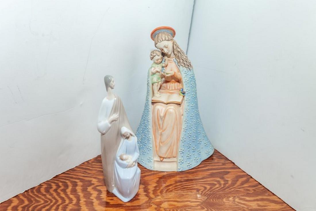 One Lladro Figurine along with a Goebel Figurine: One Lladro Figurine along with a Goebel Figurine