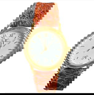 Delightful  18k Solid gold Dial Classic Lorenz quartz Swiss Made Wristwatch: Delightful 18k Solid gold Dial Classic Lorenz quartz Swiss Made Wristwatch The watch comes as you can see thru the pictures Case: 27x27mm crown excluded Perfectly working SKU: 13w Ladies' Swiss Jewel