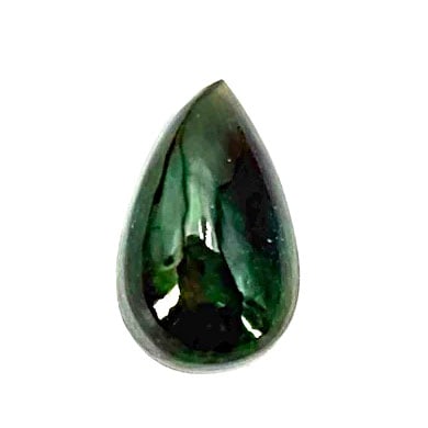 Loose Black Opal Cabochon Drop-Shaped Gemstone, Weighing 2.04 ct (1 of 2)