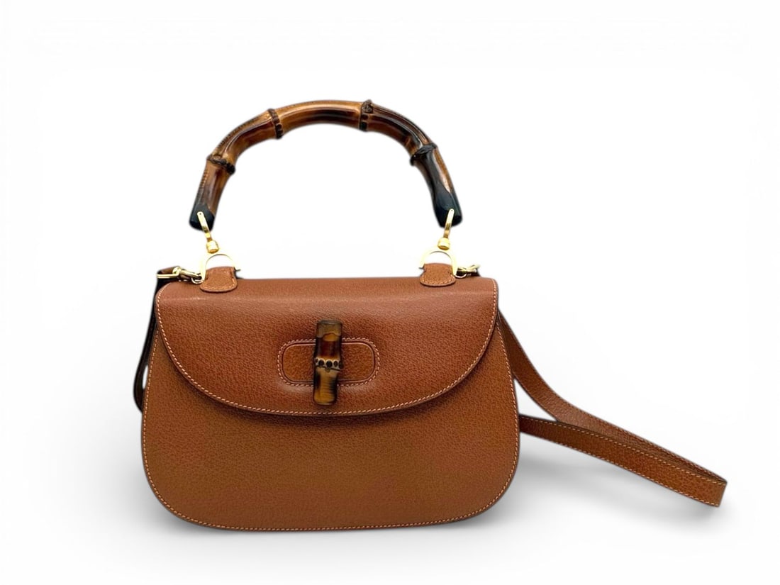 Tom Ford - Gucci Bamboo Cognac Pigskin - Exotic & Opulent Heritage Jewel (1 of 5)