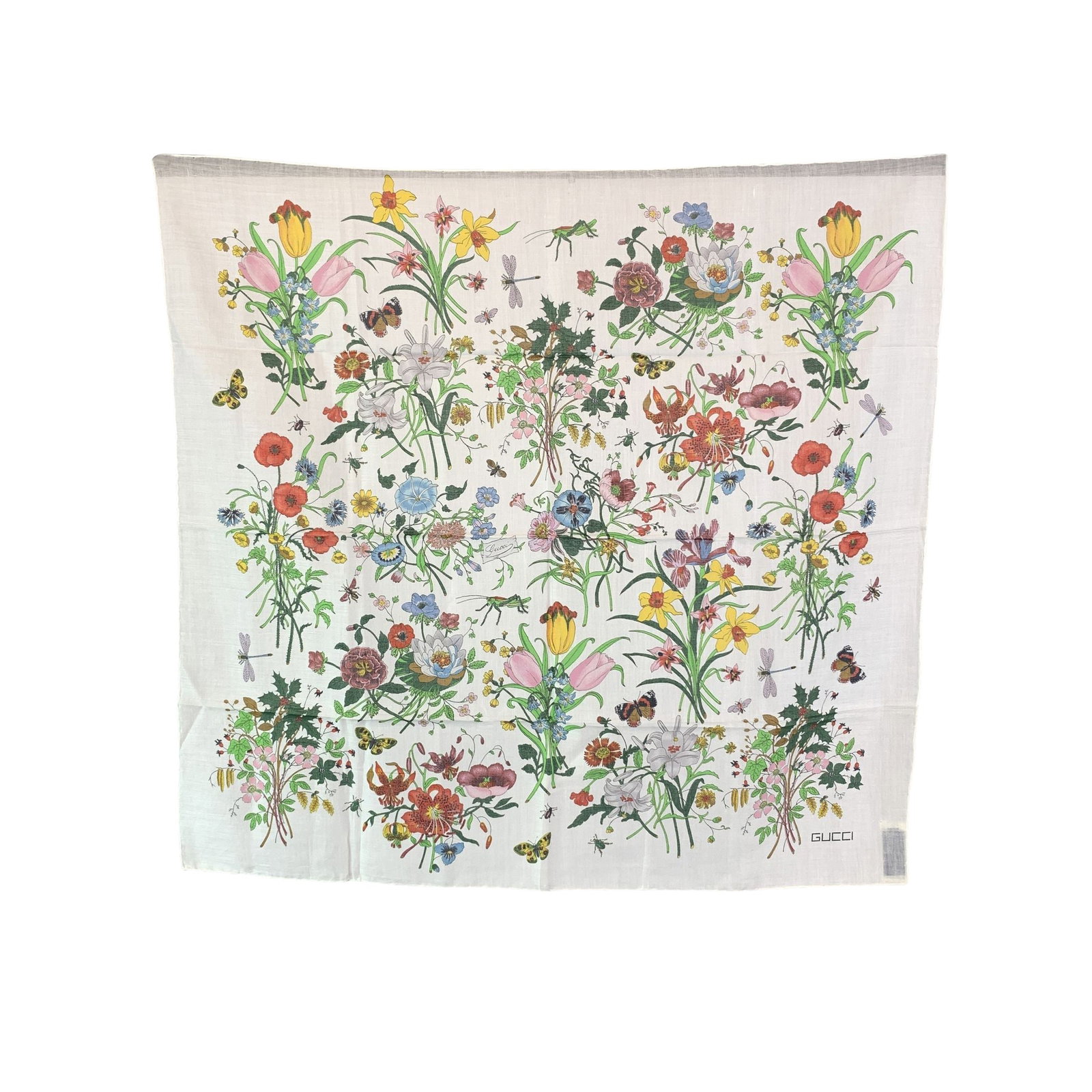 Gucci Vintage Cotton Scarf (1 of 5)