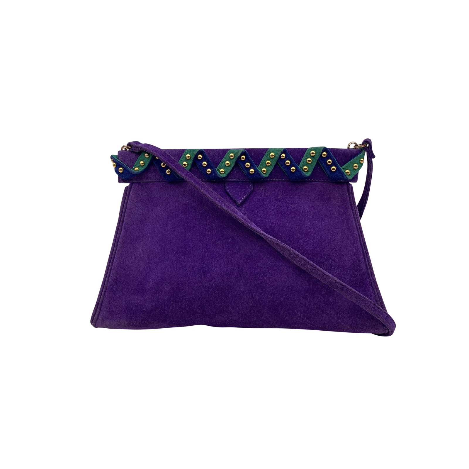 Yves Saint Laurent Vintage Suede Crossbody Bag (1 of 10)