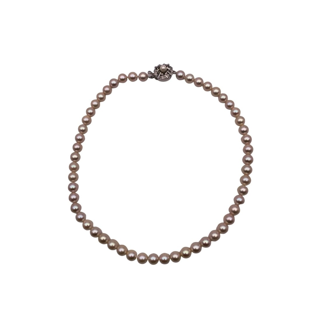 Other Brand Pearl Necklace: A timeless expression of elegance, this Akoya Pearl Necklace from Japan embodies the refined beauty and tradition of one of the world's most celebrated pearls. Akoya pearls are renowned for their high