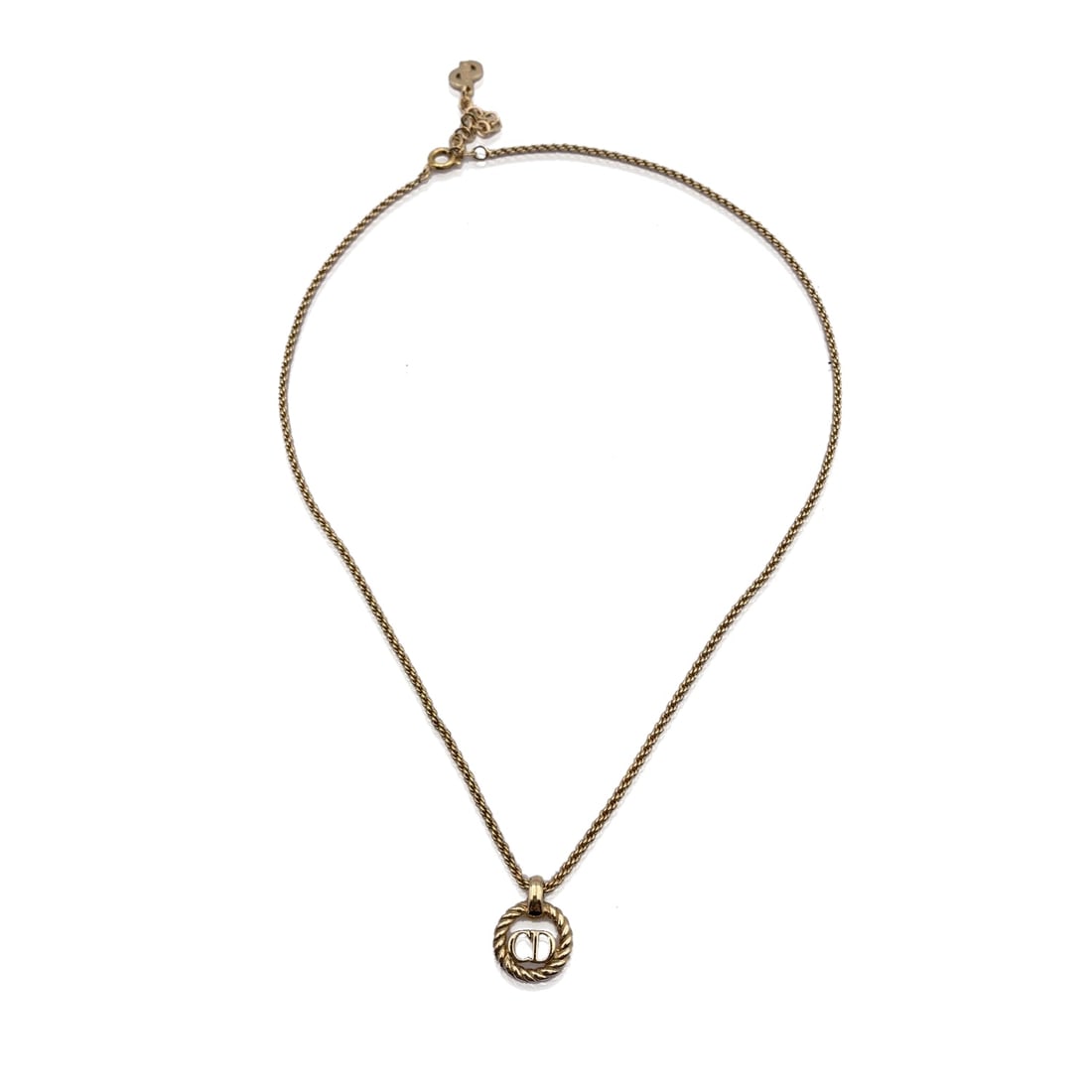 Dior Gold plated Necklace (1 of 6)