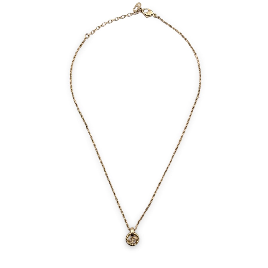 Dior Gold plated Necklace (1 of 11)
