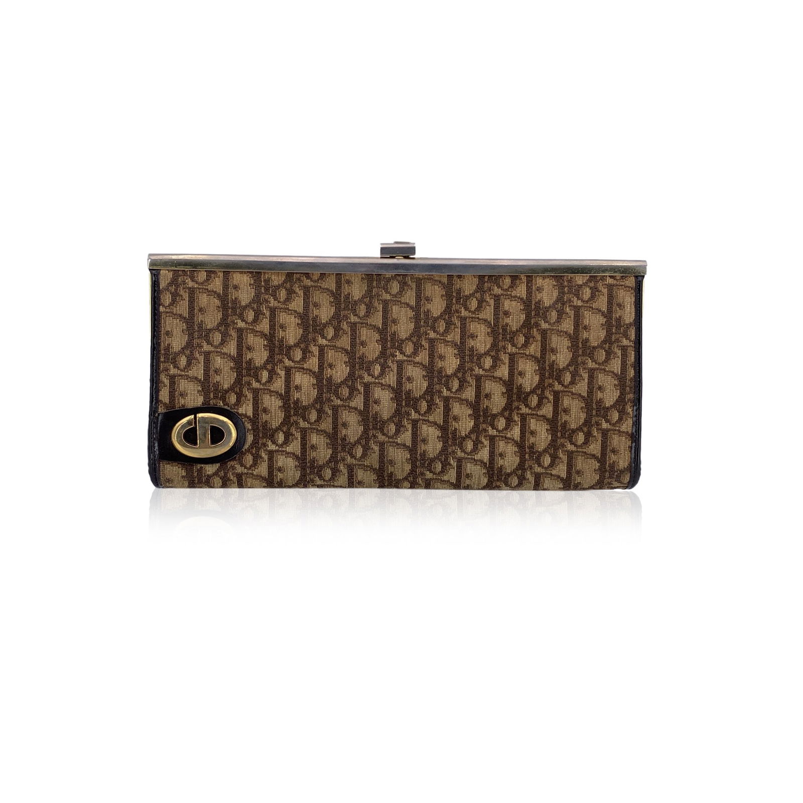Dior Vintage Cloth Clutch Bag Diorissimo (1 of 7)