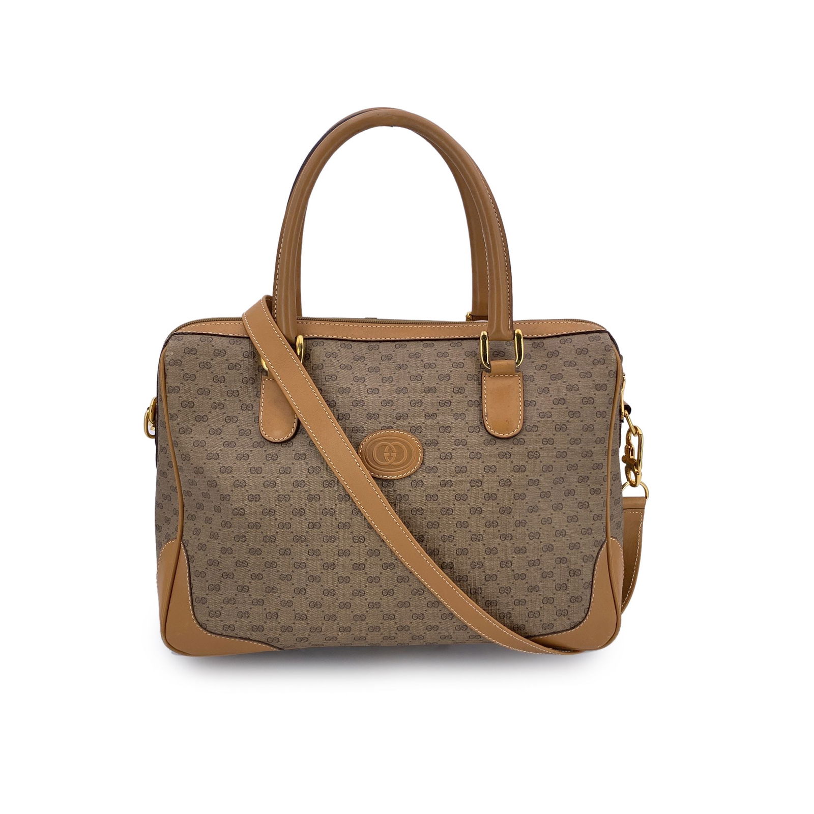 Gucci Vintage Cloth Handbag (1 of 8)