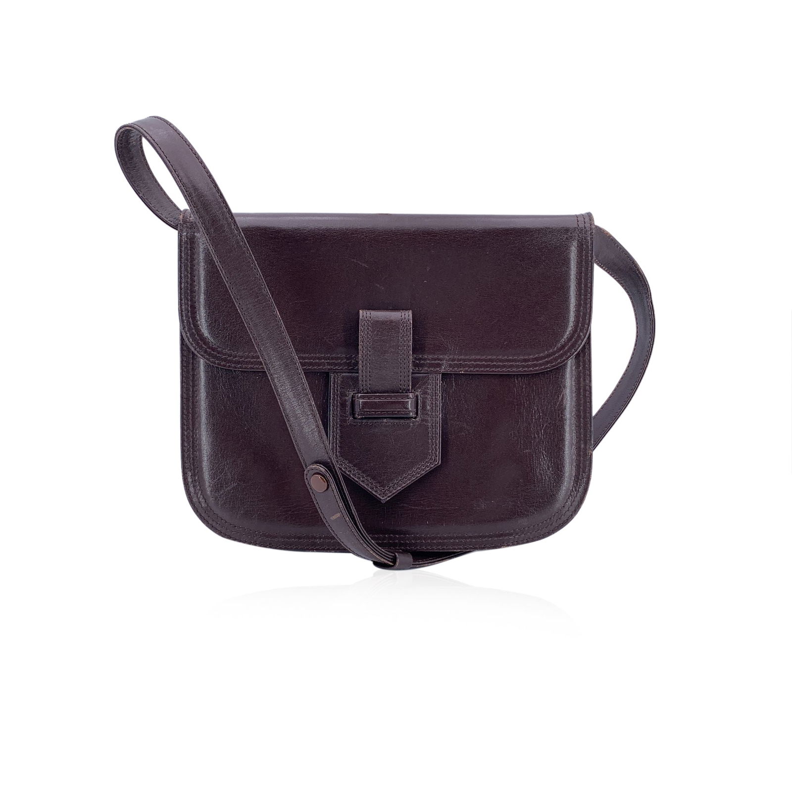 Yves Saint Laurent Vintage Leather Shoulder Bag (1 of 8)