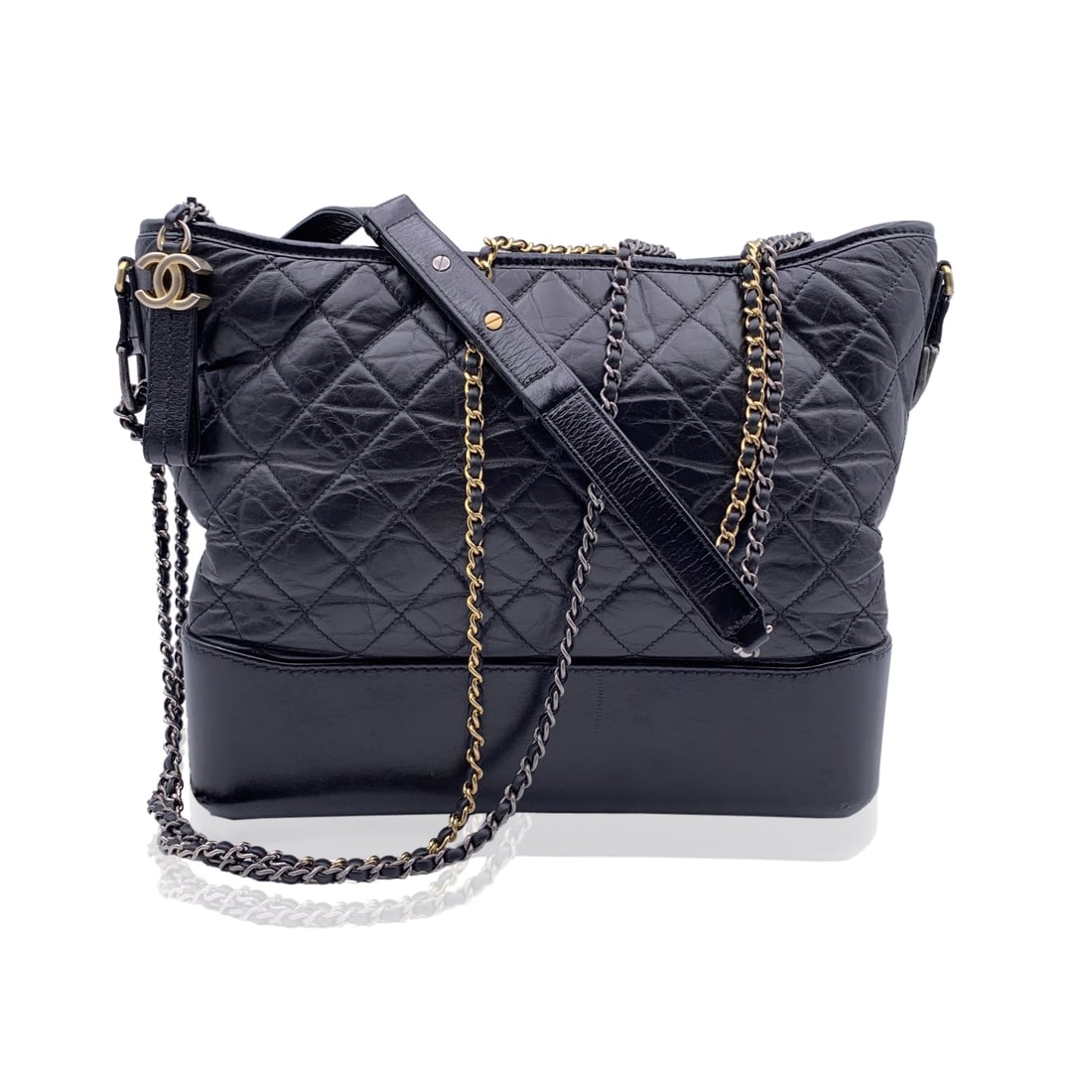 Chanel Leather Shoulder Bag Gabrielle (1 of 13)