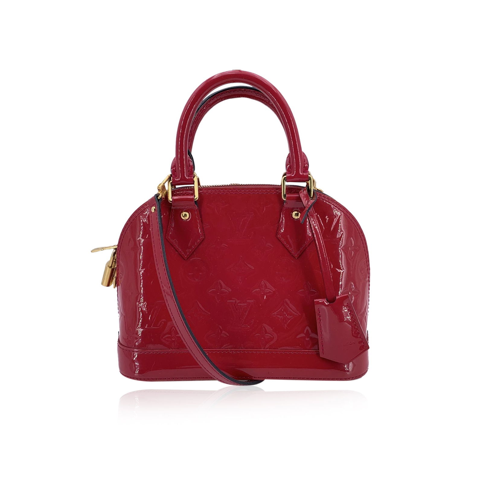 Louis Vuitton Patent leather Handbag Alma BB (1 of 7)