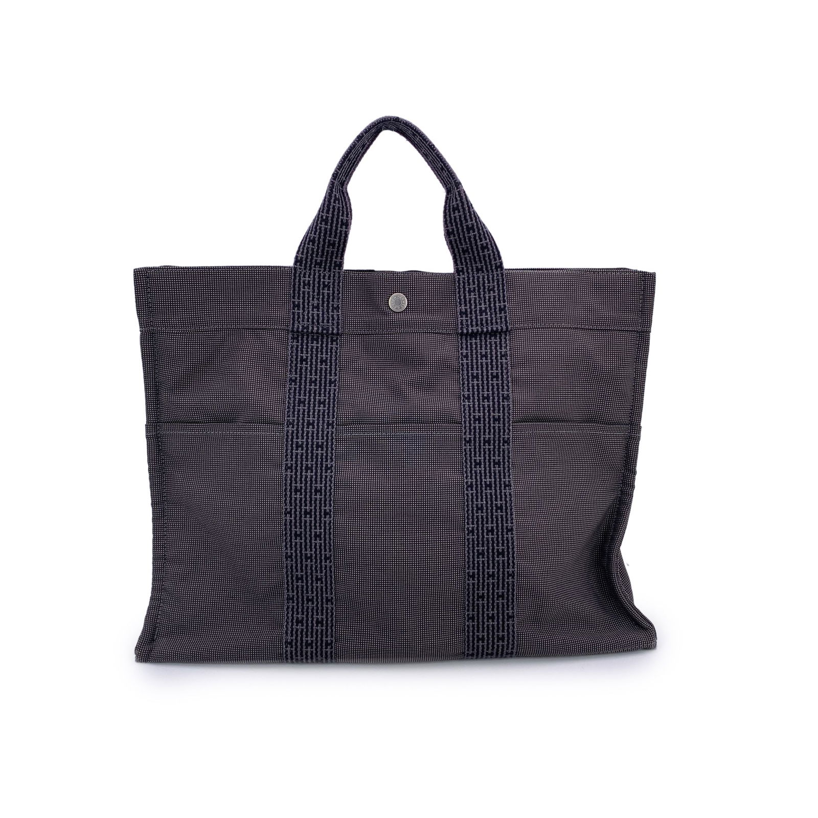 Hermes Cloth Tote Bag Herline (1 of 7)