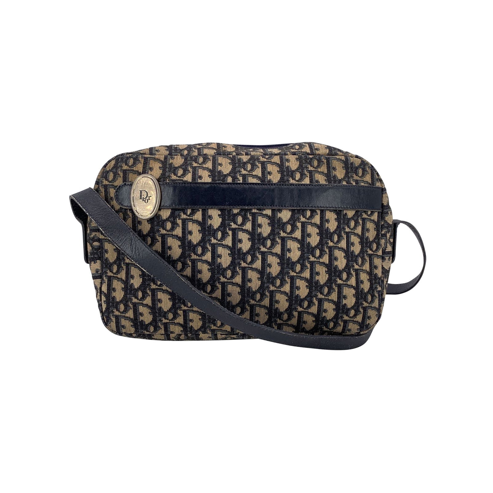 Dior Vintage Cloth Shoulder Bag Diorissimo (1 of 7)