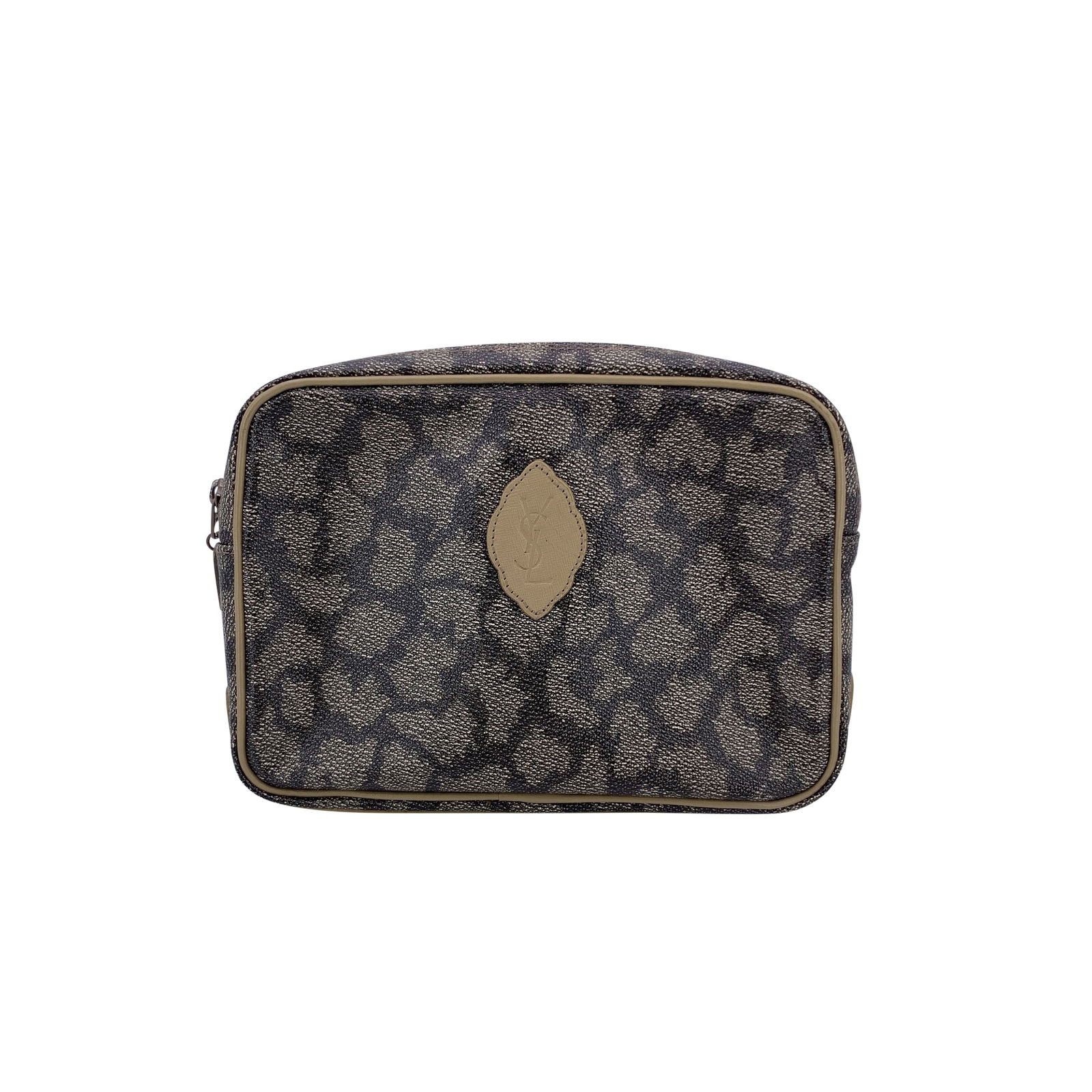 Yves Saint Laurent Vintage Cloth Clutch Bag: This beautiful item will come with a Certificate of ity provided by Entrupy. The certificate will be provided at no further cost Step into a world of vintage luxury with this Yves Saint Laurent weeken