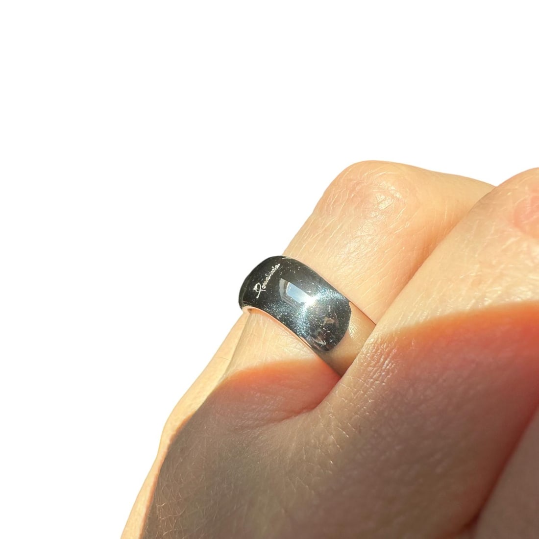 Pomellato 17.6gr 18k Solid White gold engagement Ring: Pomellato 17.6gr 18k Solid White gold engagement Ring weight: 17.6gr Size: US 6.5SKU: 101 Our company's certification is available for free, upon request