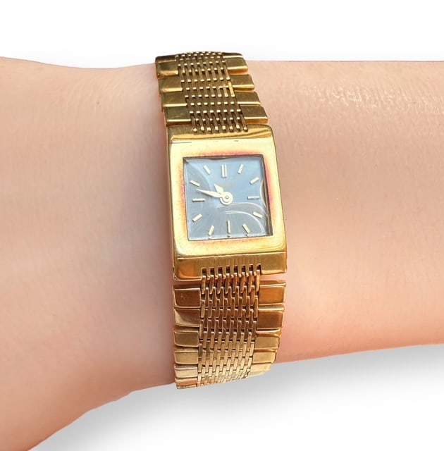 60's PIAGET 18k solid gold manual winding Ladies' jewel Swiss made wristwatch (1 of 9)