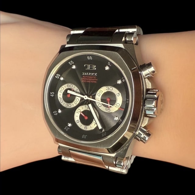 TB BUTI Yanick II Titanium Chronograph Diamond Dial Swiss Made Limited edition #453/500 (1 of 7)