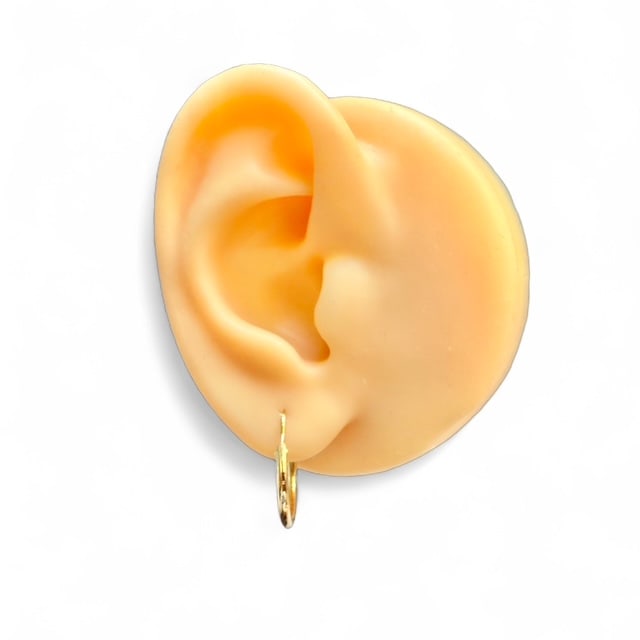 18k solid gold Earrings - 3