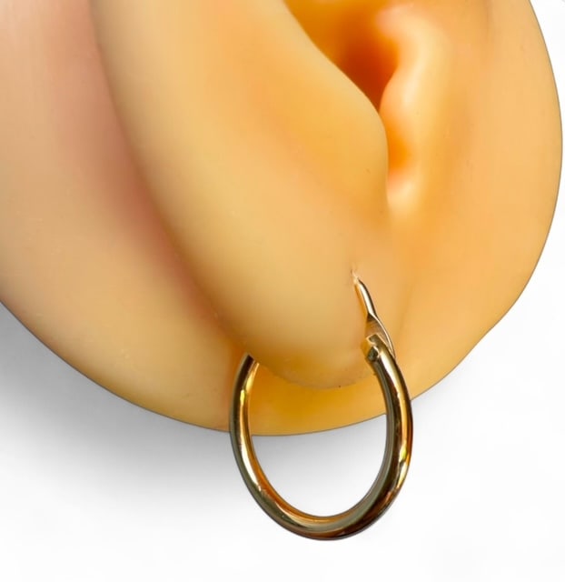 18k solid gold Earrings - 5