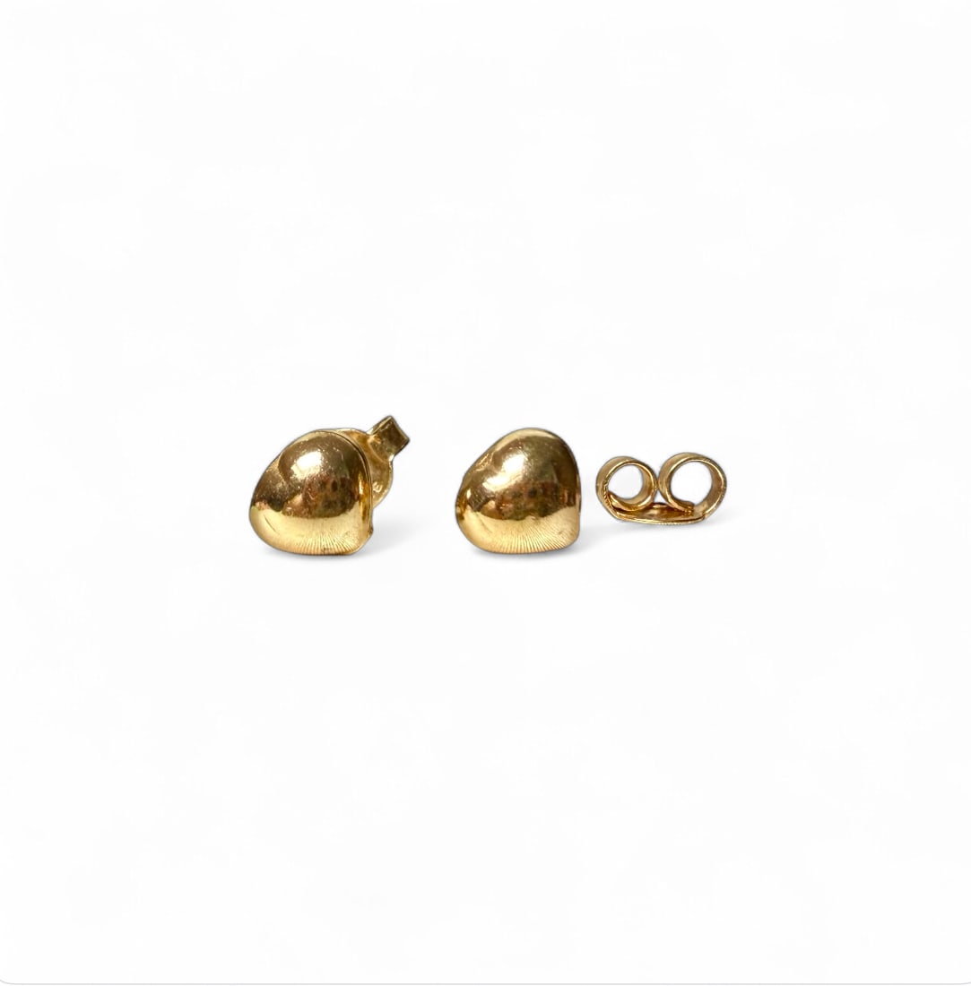 Super sweet 9k solid gold kids Earrings made in Italy (1 of 5)