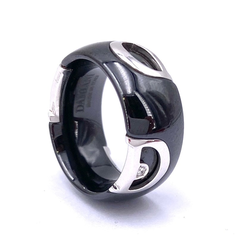 D.Icon Damiani ring, ceramic and white gold; 9.63 gr. (1 of 7)