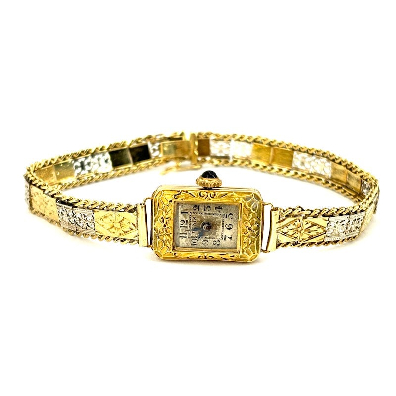 Denis vintage watch, gold, 1920s; 16.61 gr. (1 of 8)