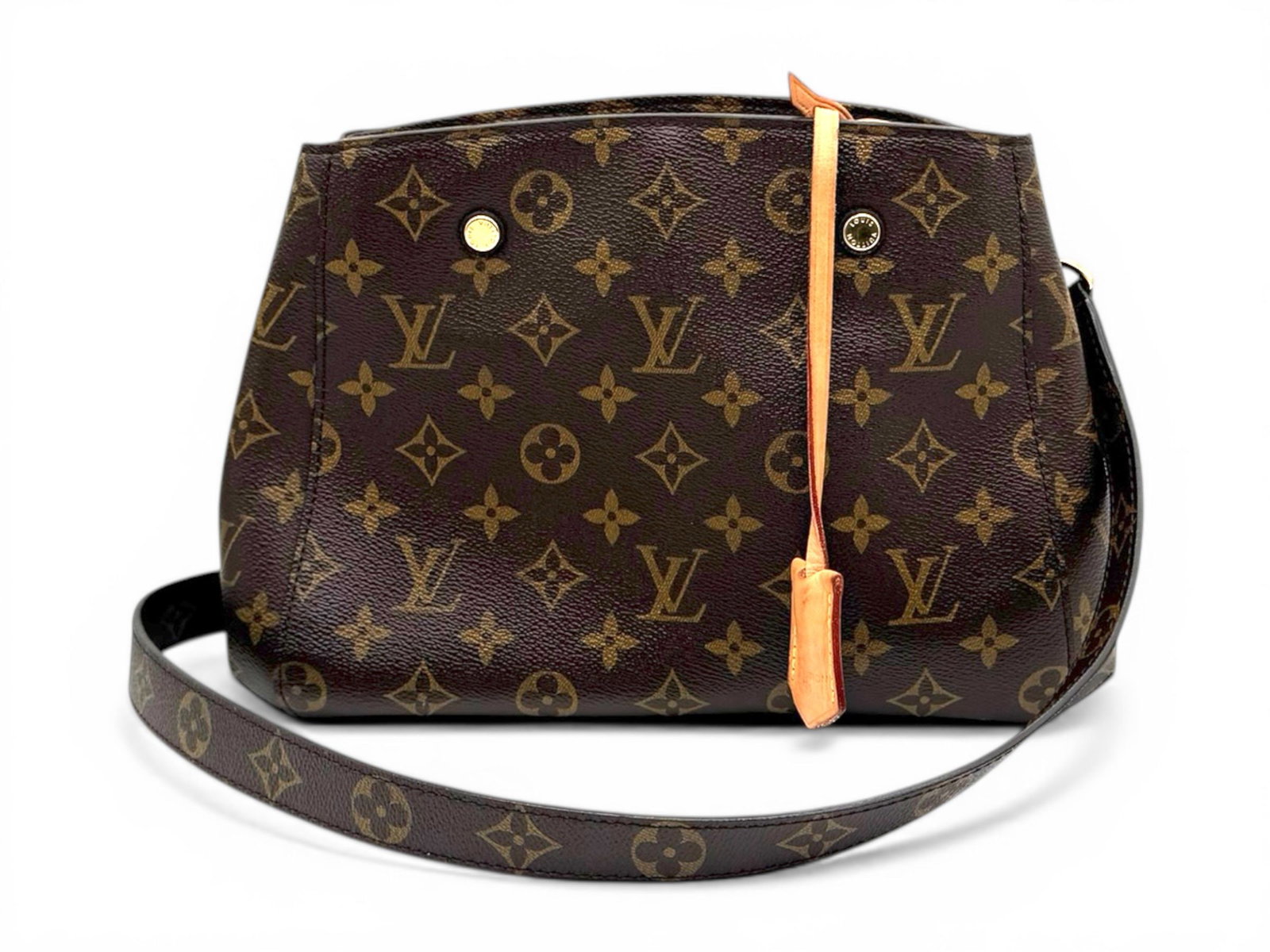 Louis Vuitton Montaigne BB Bag, Monogram, Elegant and Timeless Handbag (1 of 7)