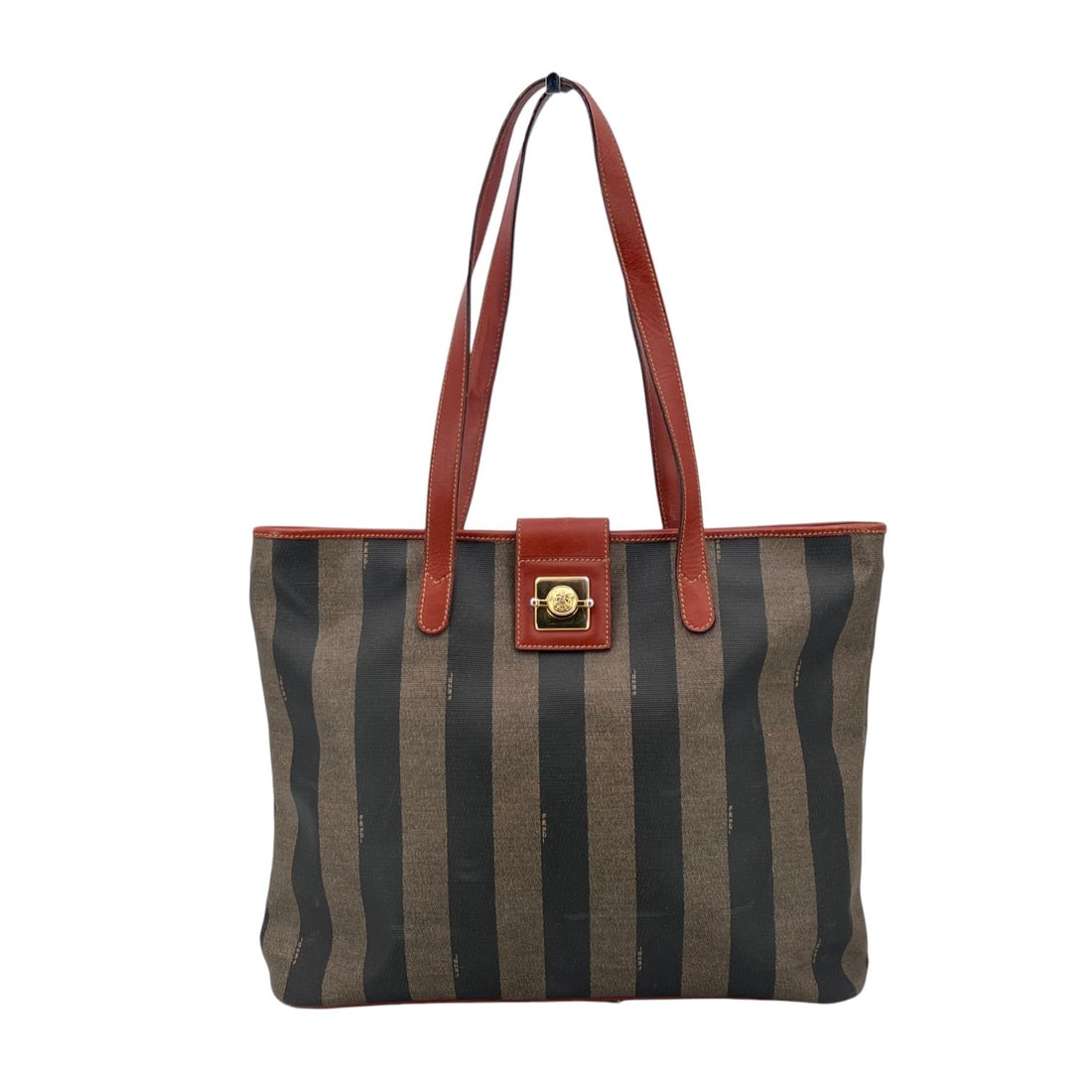 Fendi Vintage Cloth Tote Bag Pequin Tote: Step into the golden era of 1980s Italian style with this Fendi Vintage Striped Pequin Canvas Tote Shopping Bag. A true testament to the house's enduring legacy, this large tote features the iconic Pe