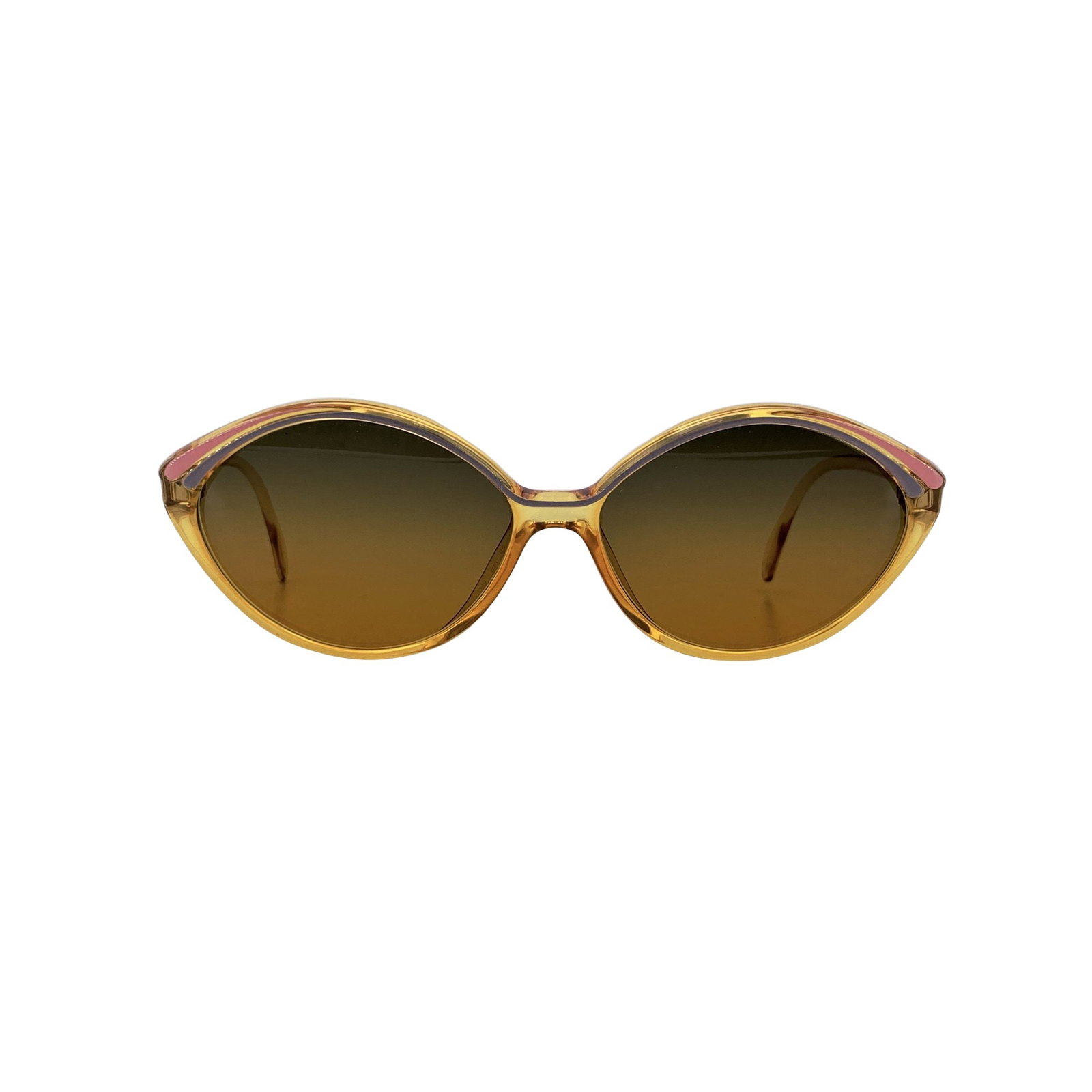 Other Brand Vintage Plastic Sunglasses: Radiating the playful elegance of the 1980s, these Zeiss Vintage Woman Oval Sunglasses Mod. 3177 2143 capture the spirit of German creativity in every curve. Crafted in Germany, this rare design featu