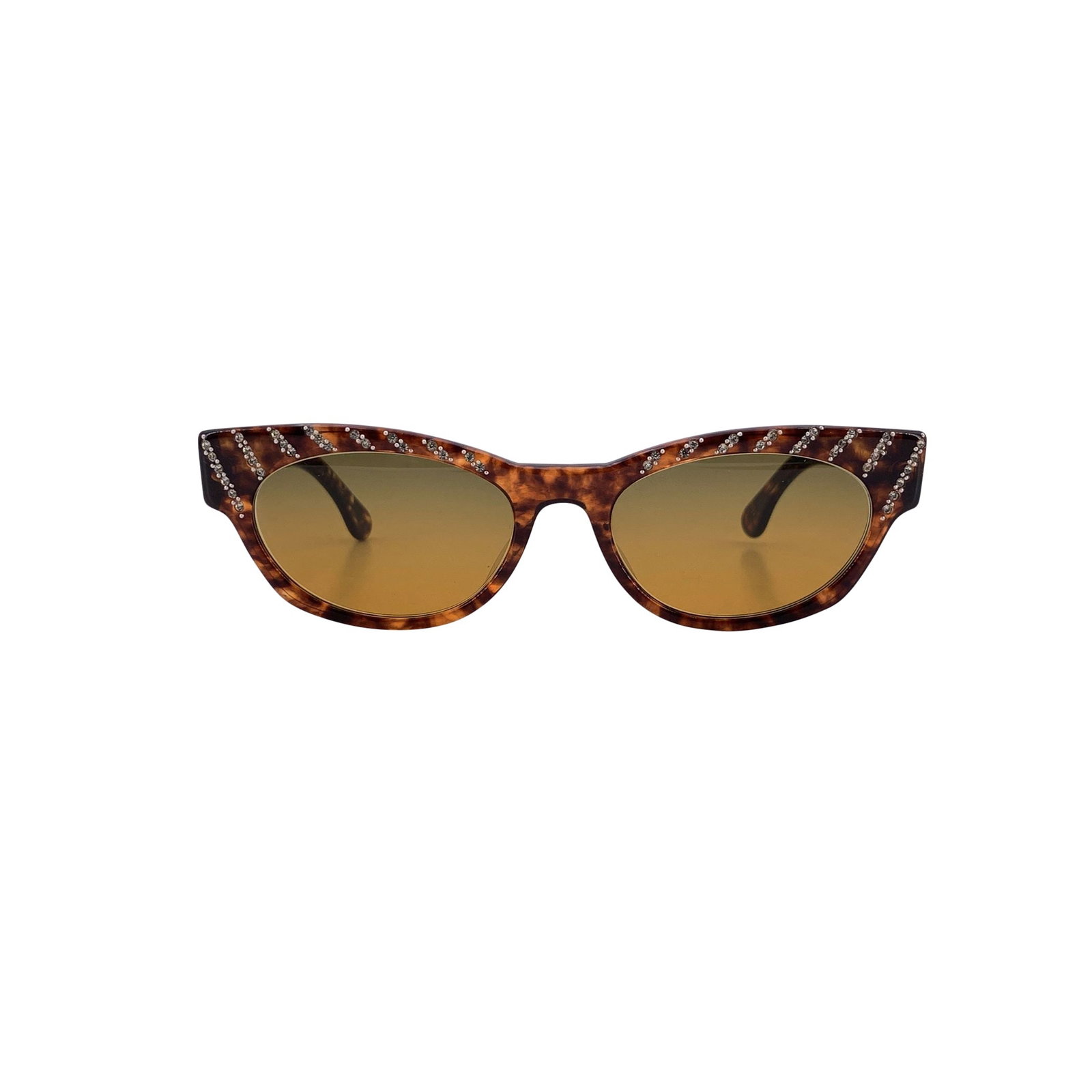Other Brand Vintage Plastic Sunglasses: A sparkling tribute to Italian glamour, these Nouvelle Vague Vintage Cat Eye Sunglasses LYNN embody the playful sophistication that made 1980s eyewear so irresistible. Handcrafted in Italy, the LYNN m
