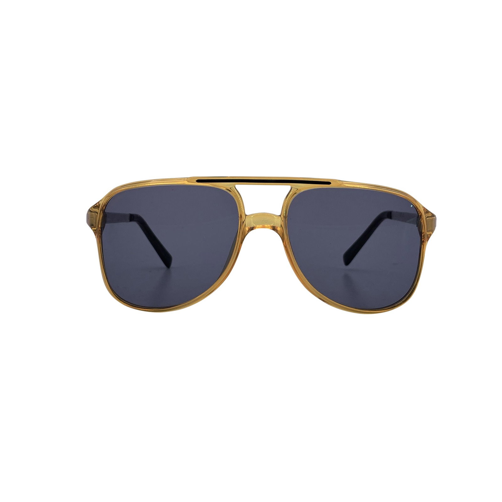 Other Brand Vintage Plastic Sunglasses: These Terri Brogan Vintage Aviator Sunglasses Optyl Mod. 8780 are a vibrant expression of 1980s eyewear, crafted in Canada with a distinctive flair for bold design. The classic aviator silhouette is r