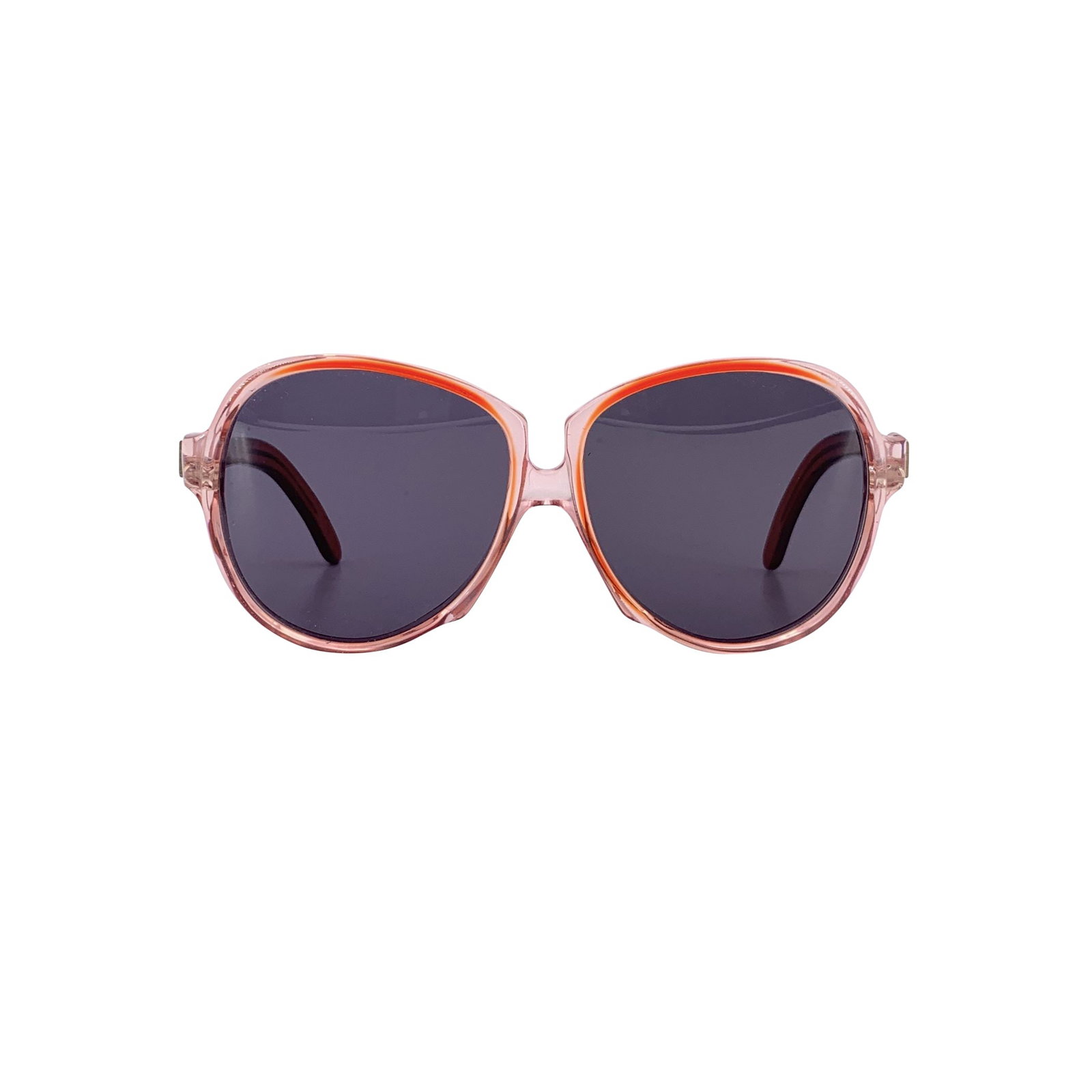 Yves Saint Laurent Vintage Plastic Sunglasses: Capturing the bold spirit of 1980s French fashion, these Yves Saint Laurent Vintage Butterfly Sunglasses GAUDE are a striking example of the Maison's flair for dramatic, statement eyewear. Made in Fra