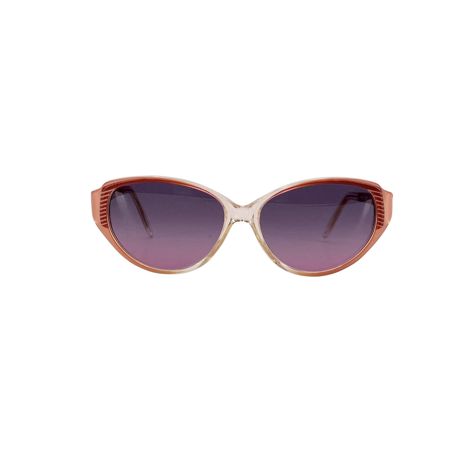 Yves Saint Laurent Vintage Plastic Sunglasses: A bold expression of 1980s avant-garde fashion, these vintage Yves Saint Laurent sunglasses, model ISMENE (58/14 - 552), are a rare and radiant find from the golden age of French couture eyewear. Craf