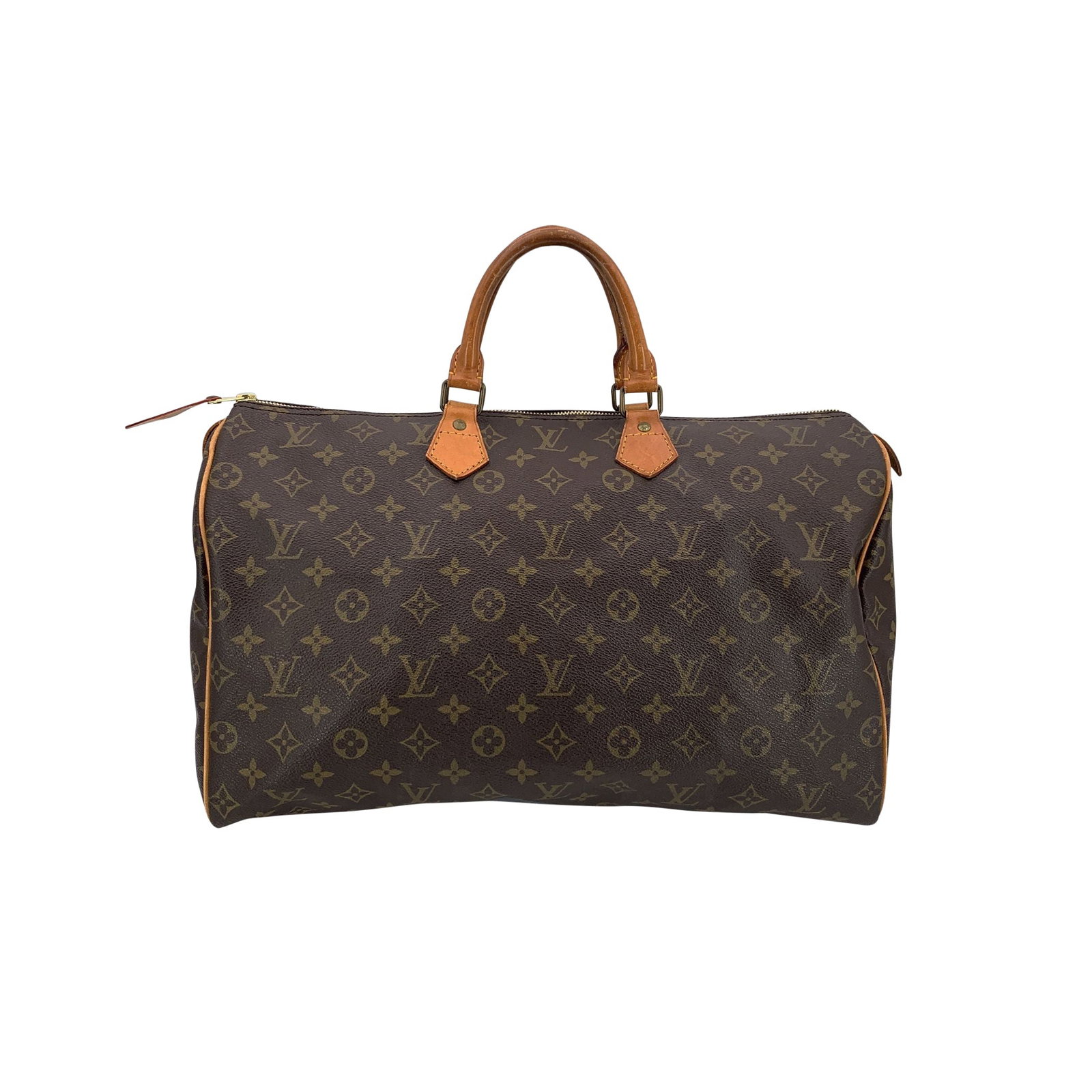 Louis Vuitton Vintage Cloth Handbag Speedy: A true cornerstone of the Louis Vuitton legacy, the Speedy 40 is a bag that needs no introduction. This classic model-part of the beloved Monogram Canvas line-has long been a favorite among vintage an