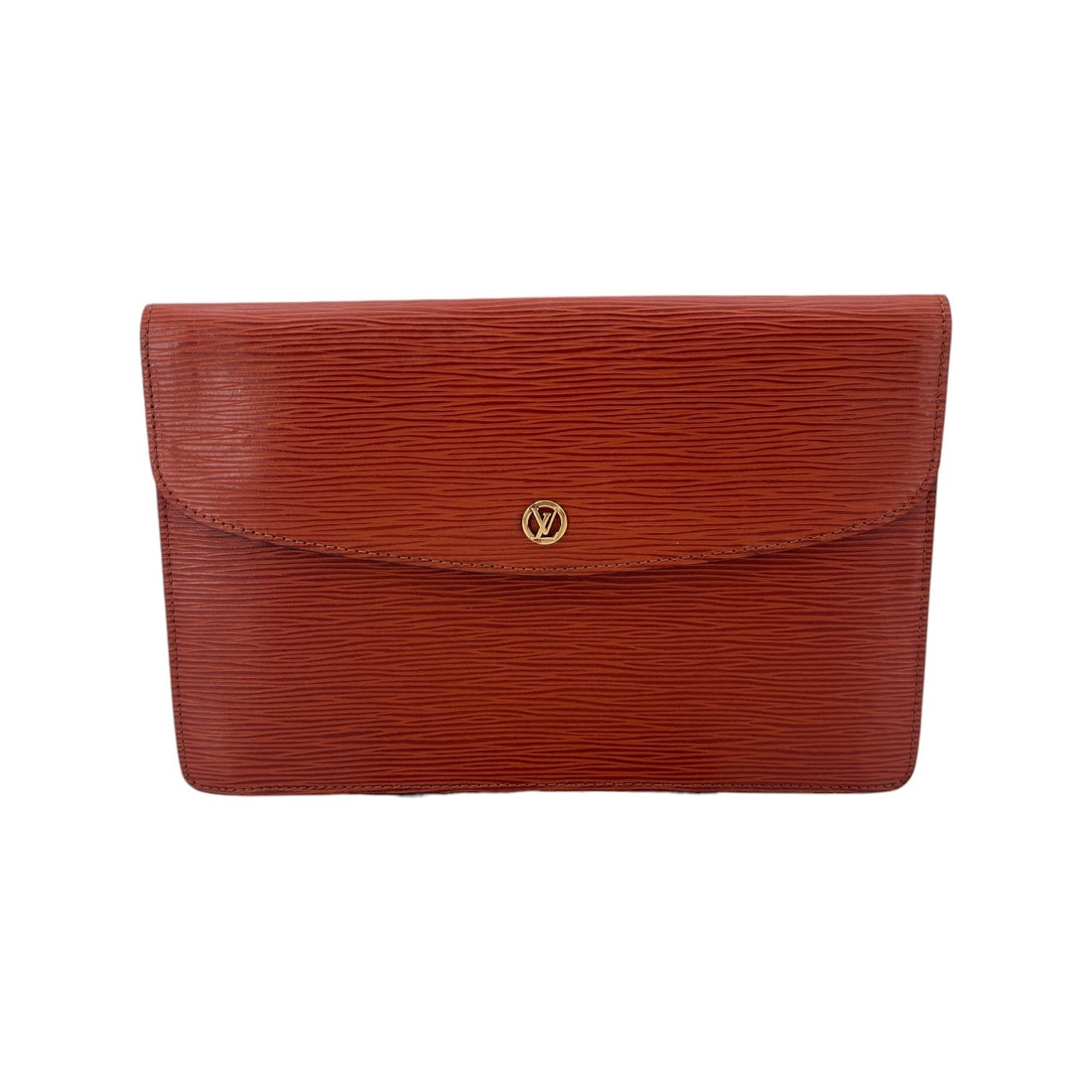 Louis Vuitton Vintage Leather Clutch Bag Montaigne: Step into the golden era of 1980s French luxury with this Louis Vuitton Vintage Montaigne 23 Clutch Bag. A true testament to the maison's enduring craftsmanship, this small-sized treasure is rendered 