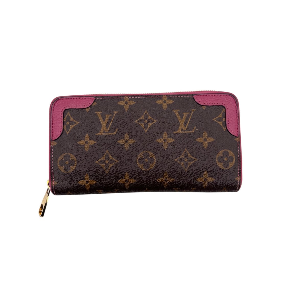 Louis Vuitton Cloth Wallet Retiro: Step into the world of timeless luxury with the Louis Vuitton Retiro Zippy Long Wallet, a stunning piece from the 2010-2019 era. This France-made treasure beautifully showcases the iconic Monogram can