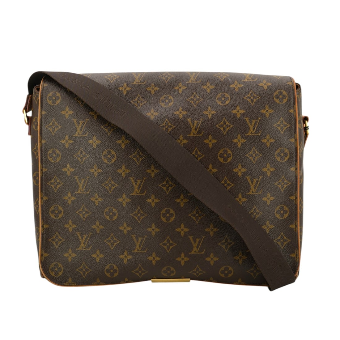 Louis Vuitton Cloth Crossbody Bag Abbesses Messenger: Embrace the timeless elegance of the Louis Vuitton Abbesses Messenger, a standout piece from the 2000-2009 era that perfectly captures the spirit of vintage luxury. This large crossbody bag is crafted