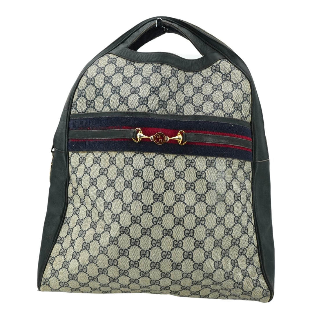 Gucci Vintage Cloth Tote Bag Ophidia: Step into the golden era of Italian luxury with this stunning Gucci Web Horsebit tote, a true rare masterpiece from the 1970s. As a hallmark of the House of Gucci, this model perfectly balances herita