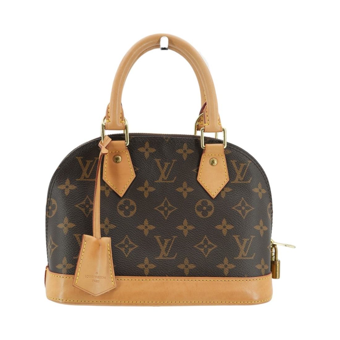Louis Vuitton Cloth Handbag Alma BB: The Louis Vuitton Alma BB is a timeless masterpiece that captures the essence of Parisian elegance. Originally designed in the 1930s, this modern iteration, crafted in France between 2010 and 2019, re