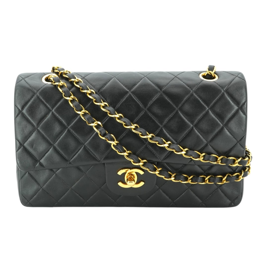 Chanel Vintage Leather Shoulder Bag Timeless/Classique: For a true lover of vintage treasures, few pieces capture the essence of high-fashion history like the Chanel Timeless/Classique. This exquisite medium-sized shoulder bag, crafted in France between 19