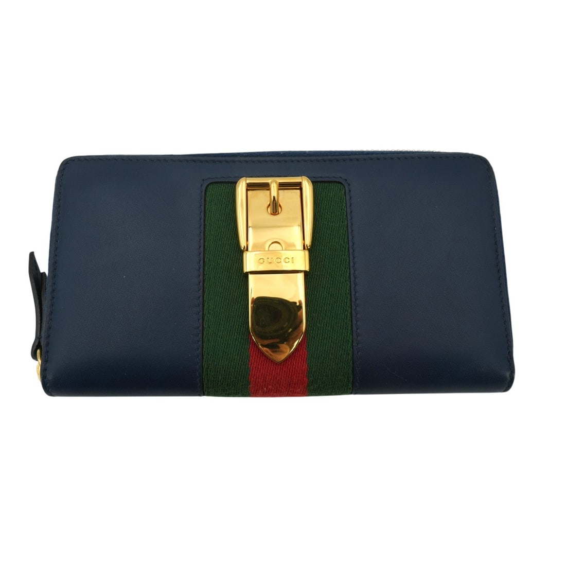 Gucci Leather Wallet Sylvie: Step into the world of Italian elegance with the Gucci Sylvie Continental Zip Wallet, a sophisticated piece that captures the essence of modern luxury. Expertly crafted in Italy between 2010 and 2019,