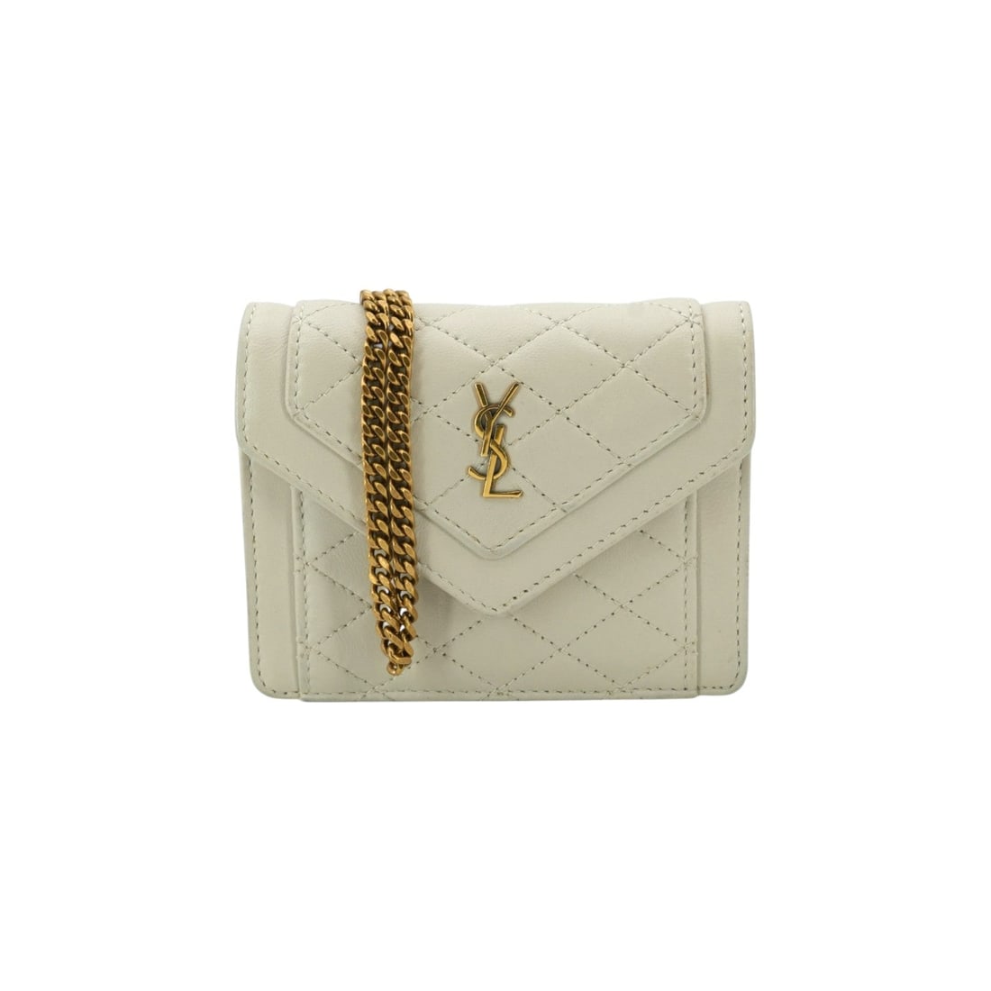 Saint Laurent Leather Shoulder Bag Gaby (1 of 7)
