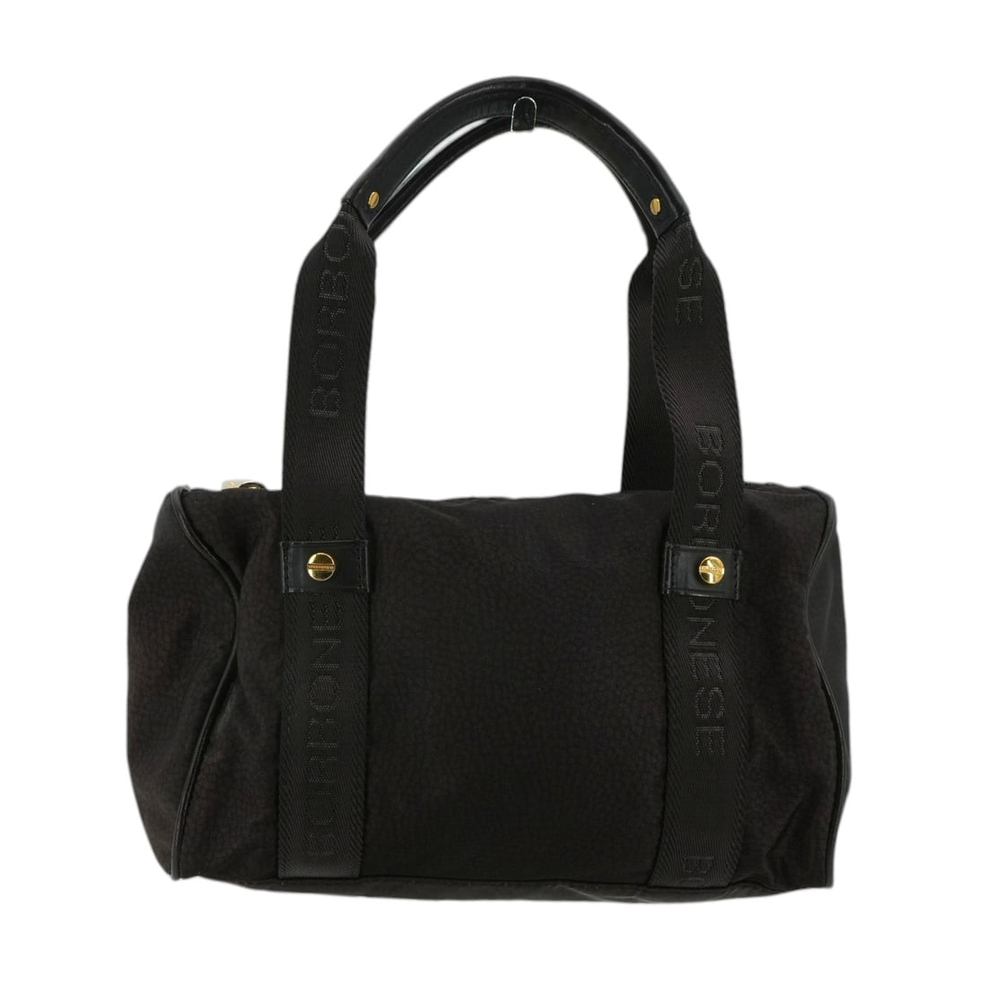 Borbonese Cloth Handbag Brown Partridge Eye - 4