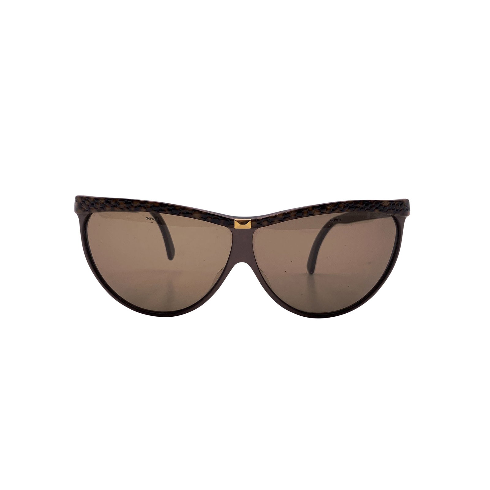 Other Brand Vintage Plastic Sunglasses: These vintage Safilo butterfly sunglasses are a glamorous echo of 1980s Italian style, mod. Vesta, where bold silhouettes and luxurious proportions defined the decade. Crafted in Italy, the frame feat