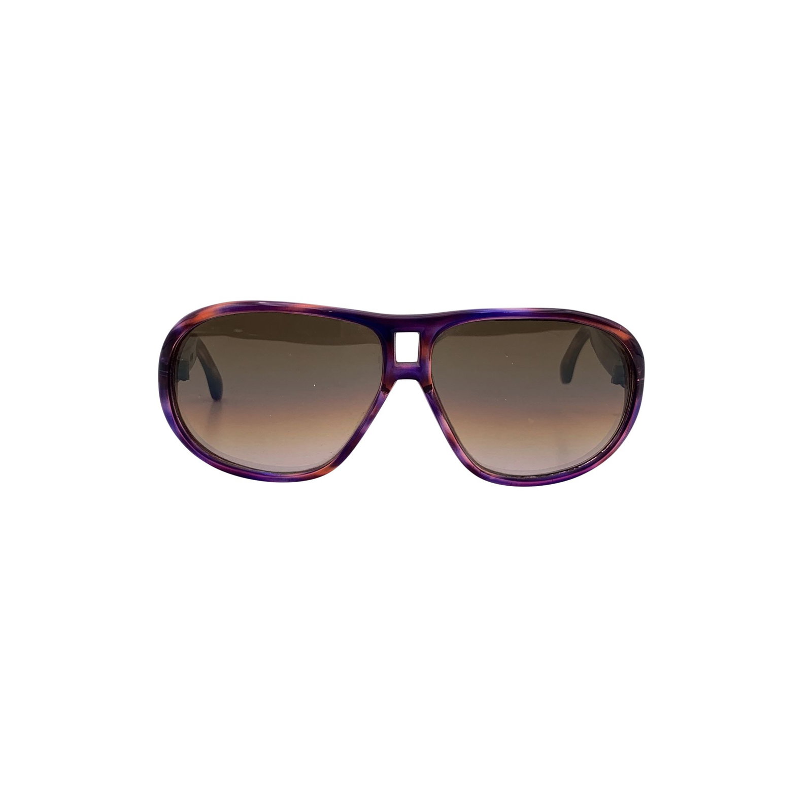 Other Brand Vintage Plastic Sunglasses: A bold yet refined expression of Italian vintage eyewear from the 1980s, these Made in Italy aviator sunglasses reinterpret a classic silhouette through color and material. Crafted between 1980 and 19
