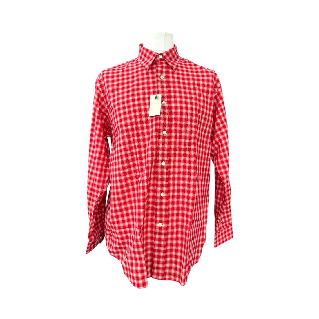 Ingram Vintage Cotton Shirt Unisex Shirt: Step back into the 1990s with this exceptional Ingram long-sleeved shirt, a true treasure for any vintage connoisseur. Expertly crafted in Italy, this piece belongs to the distinguished Ingram by Fabi