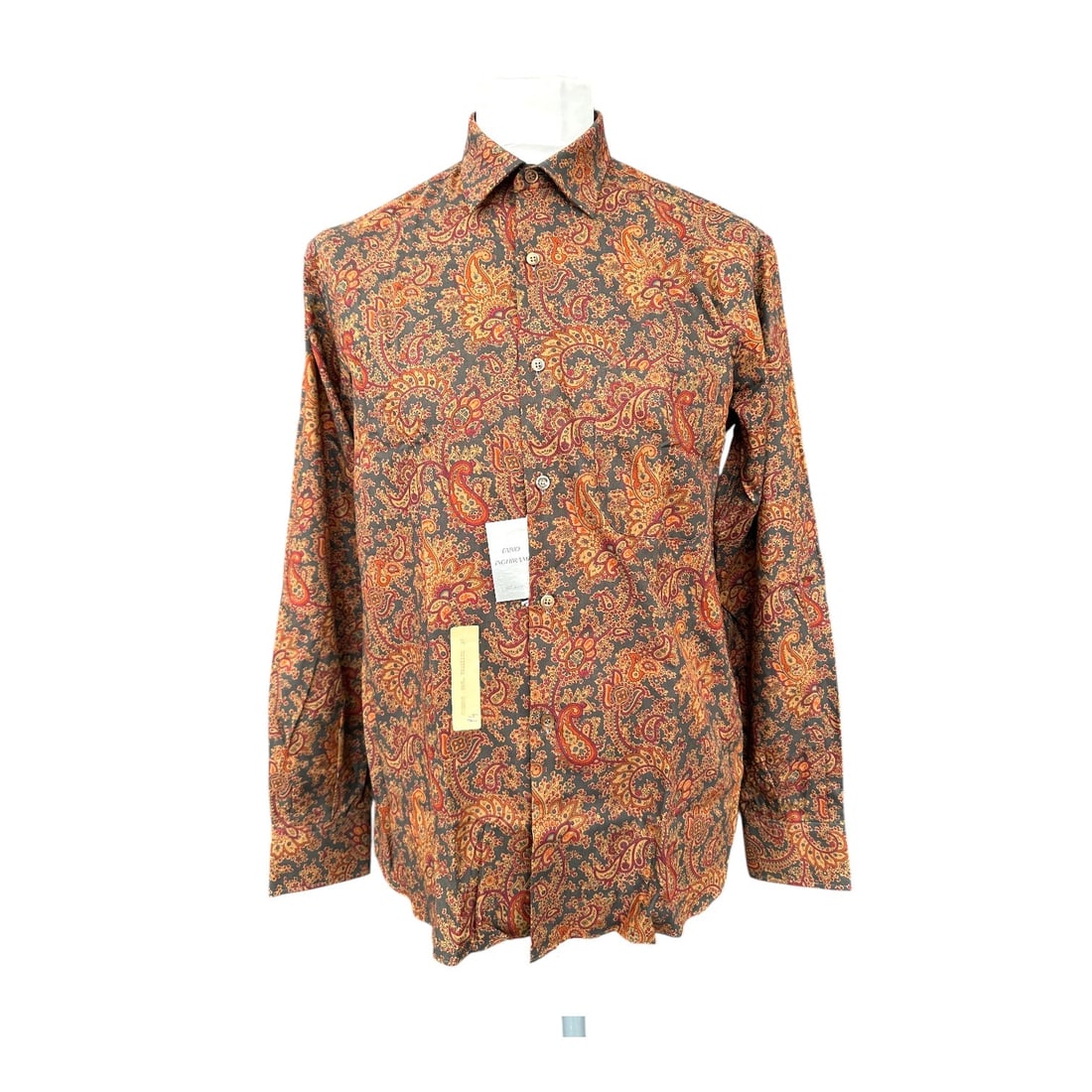 Fabio Inghirami Vintage Cotton Shirt Unisex Shirt: Step back into the 1990s with this exceptional Fabio Inghirami long-sleeved shirt, a true treasure for any vintage connoisseur. Expertly crafted in Italy, this piece belongs to the distinguished Fabio