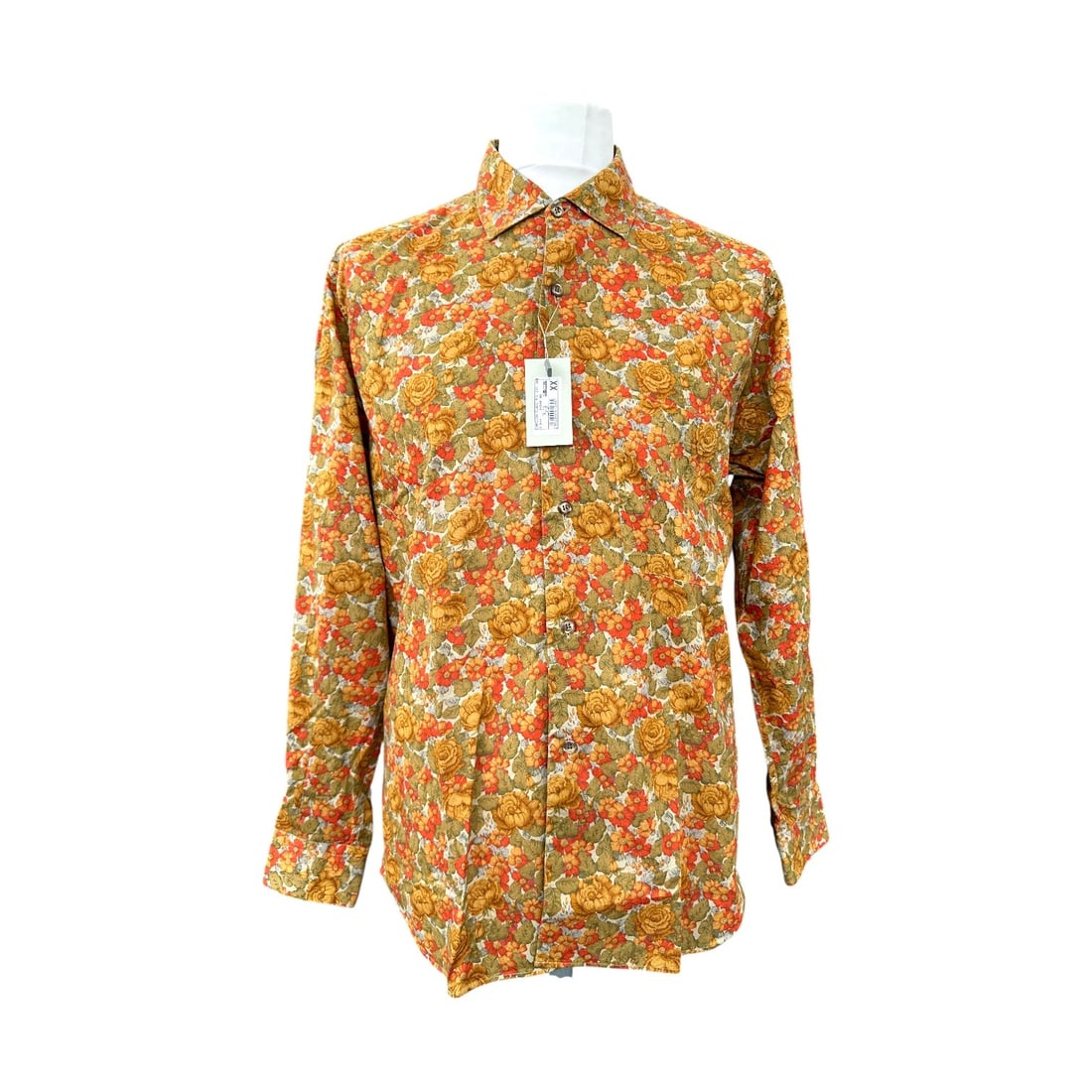 Fabio Inghirami Vintage Cotton Shirt Unisex Shirt: Step back into the 1990s with this exceptional Fabio Inghirami long-sleeved shirt, a true treasure for any vintage connoisseur. Expertly crafted in Italy, this piece belongs to the distinguished Fabio