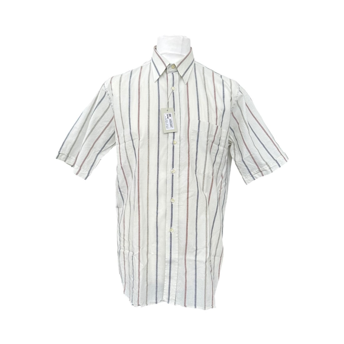 Ingram Vintage Cotton Shirt Unisex Shirt: Travel back to the sophisticated 1990s with this classic Ingram short-sleeve shirt, a gem for any vintage connoisseur. Expertly crafted in Italy, this piece belongs to the Ingram by Fabio Inghirami co