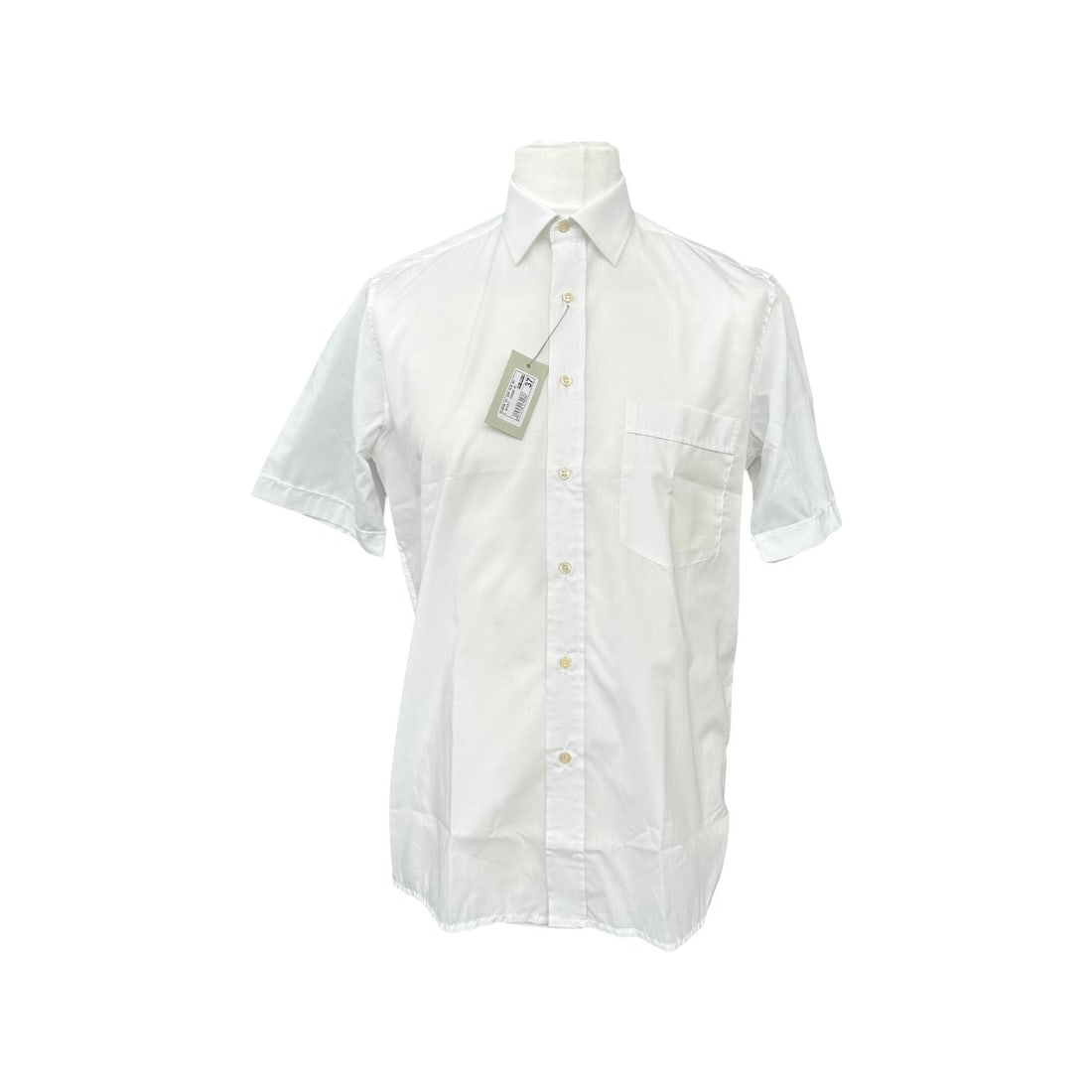 Ingram Vintage Cotton Shirt Unisex Shirt: Step back into the 1990s with this pristine Ingram vintage short sleeve shirt, a true find for any lover of classic Italian tailoring. Crafted from breathable white cotton in a crisp, plain pattern, t