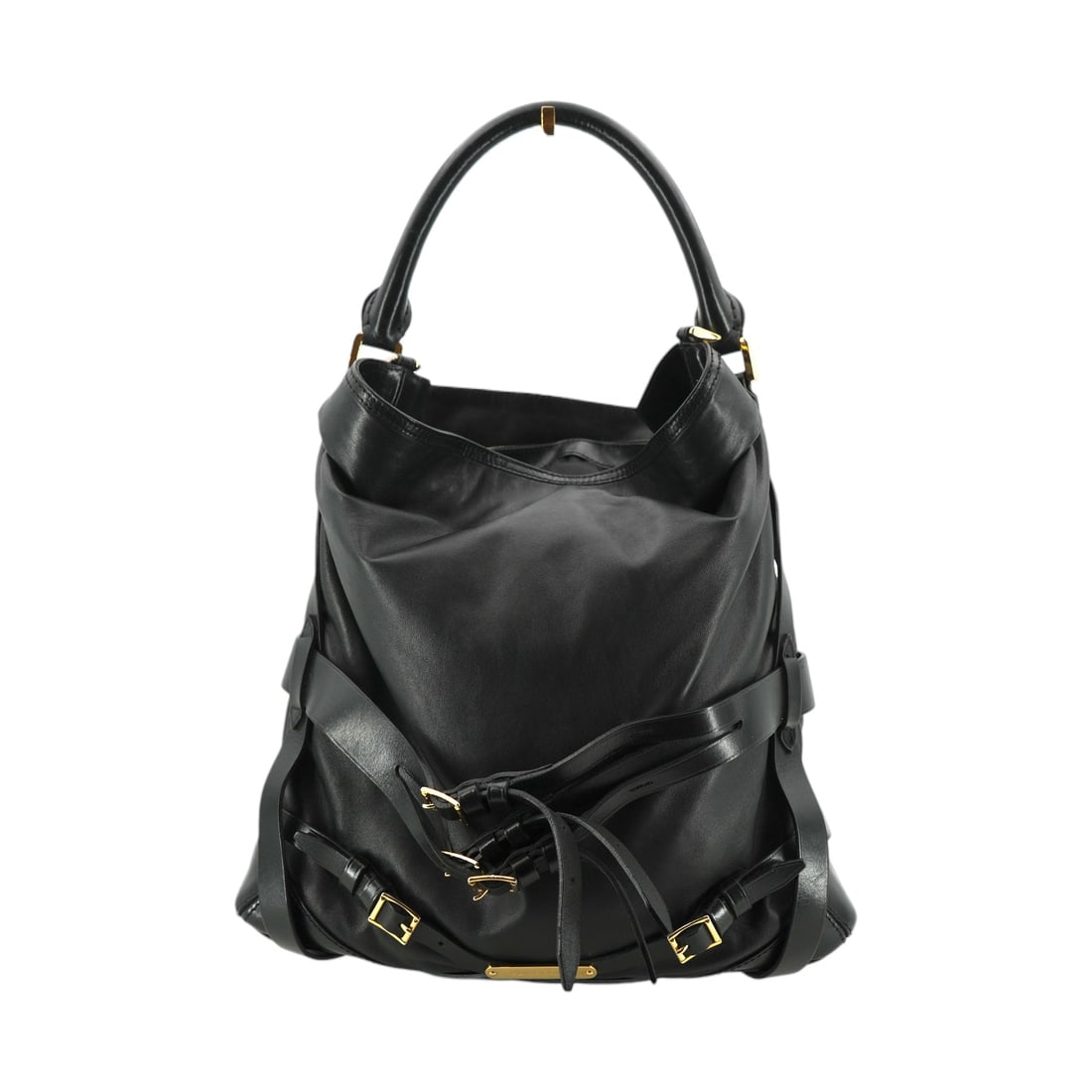 Burberry Leather Tote Bag Gosford Bridle: Transport yourself to the 2010s with this stunning Burberry Gosford Bridle Hobo Shoulder Bag, a true testament to Italian craftsmanship and timeless style. This large tote is crafted from luxurious bl